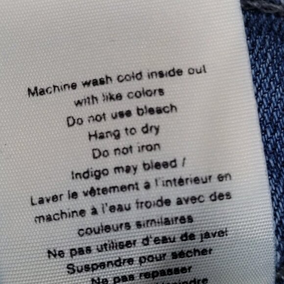 Rag & Bone Blue Denim Fit 2 Slim Straight Distressed Stretch Jeans 34x32 - Picture 16 of 16